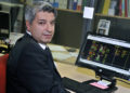 Moreno Marziani nel suo ufficio