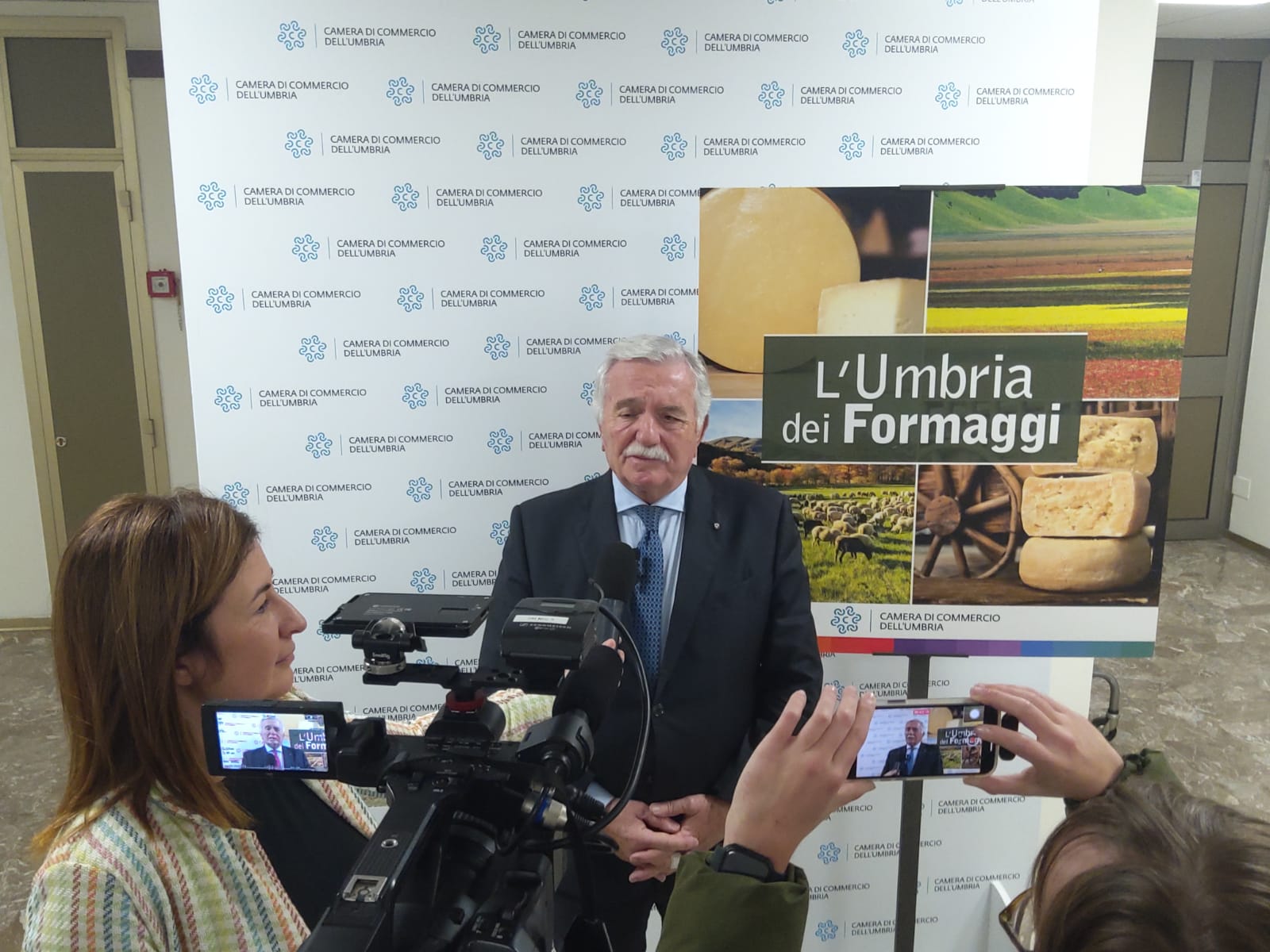 Giorgio Mencaroni all'Umbria dei Formaggi 2023