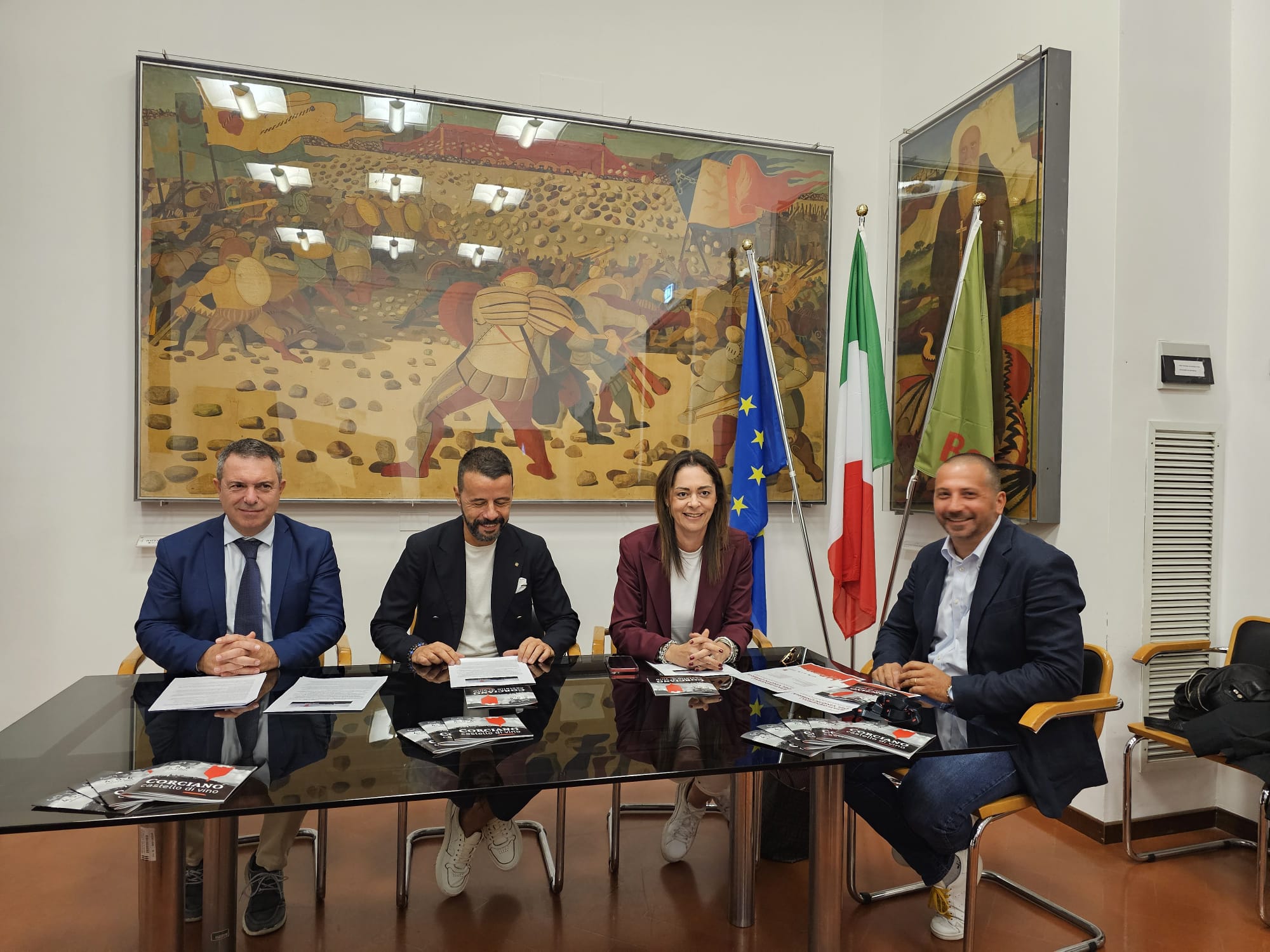 Corciano Castello di vino, la presentazione