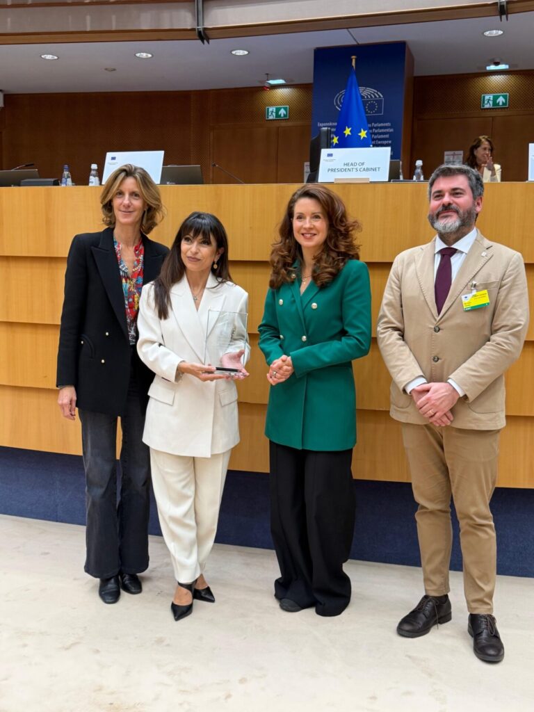 Stefania Proietti e Thomas De Luca a Bruxelles