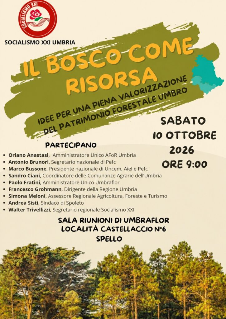 Il bosco come risorsa locandina